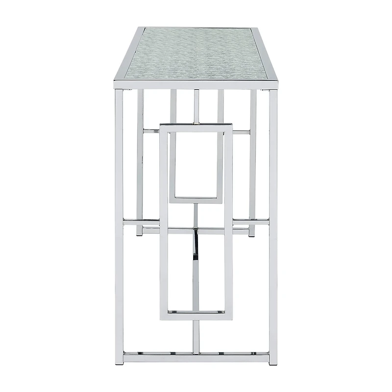 Furniture of America™ Haines Glass Top Console Table
