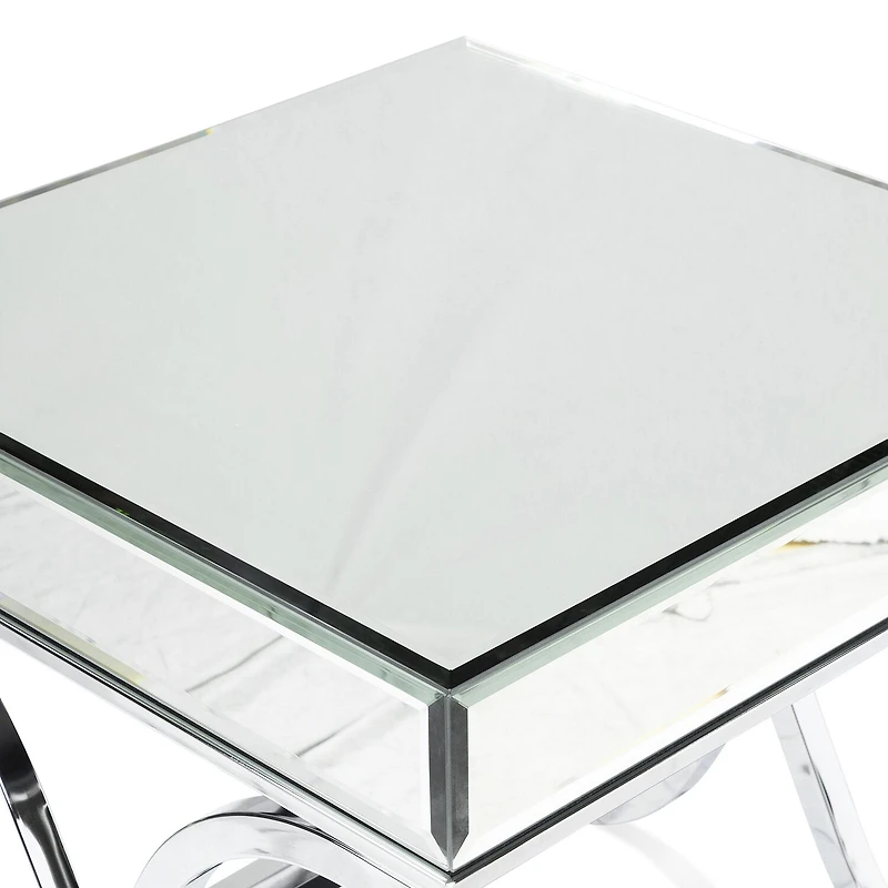 Furniture of America™ Hope Mirrored End Table