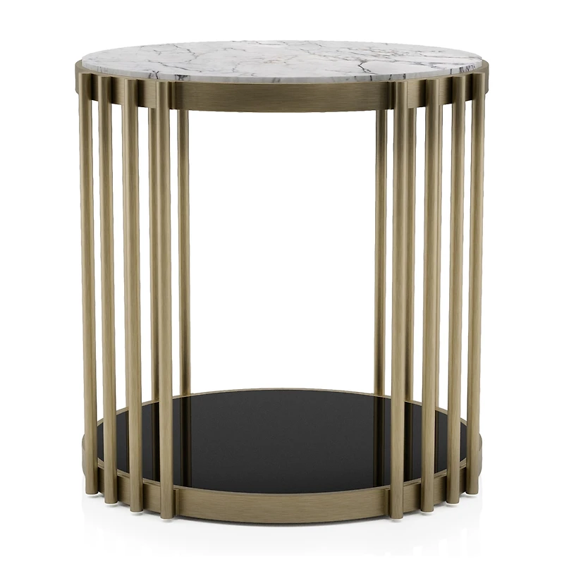 Furniture of America™ Aurora Storage Metal End Table