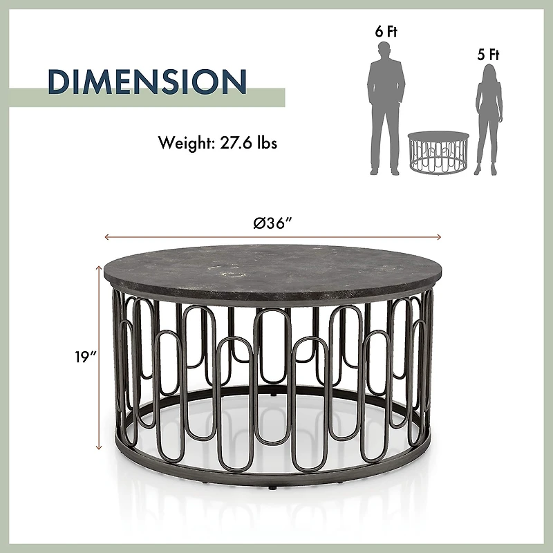 Furniture of America™ Austin Metal Coffee Table