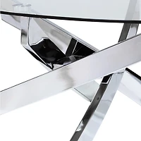 Furniture of America™ Newport Glass Top Glass Coffee Table