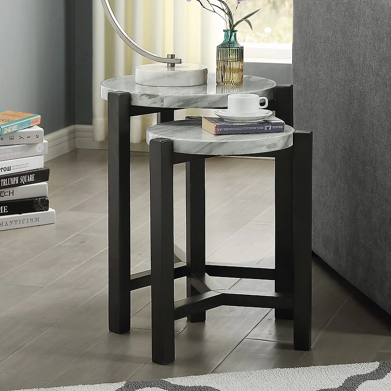 Furniture of America™ Chester 2-pc. Nesting Tables