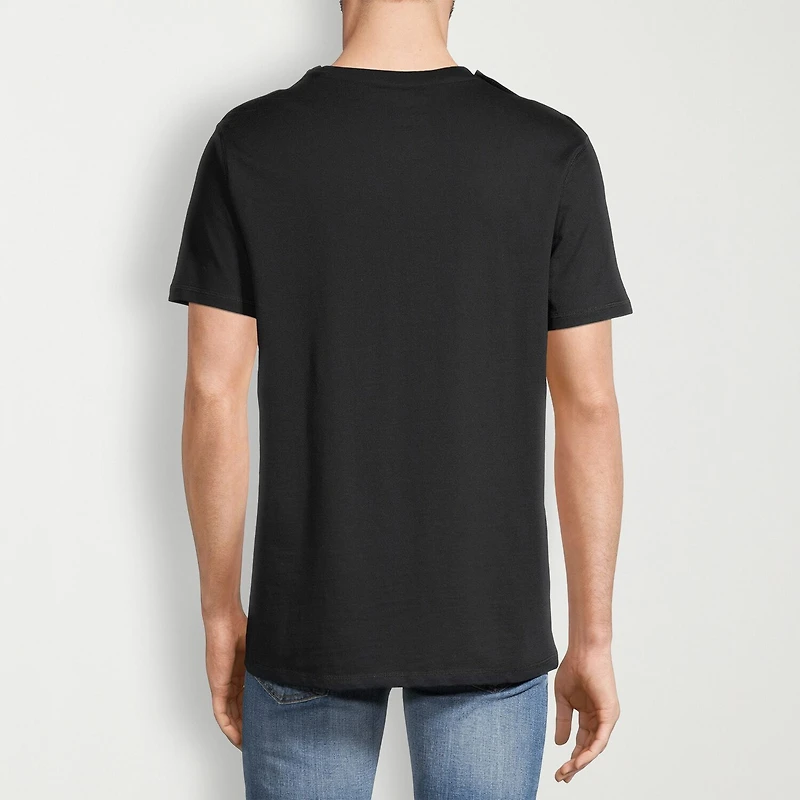 St. John's Bay Dexterity Super Soft Mens Easy-on + Easy-off Crew Neck Short Sleeve Adaptive T-Shirt