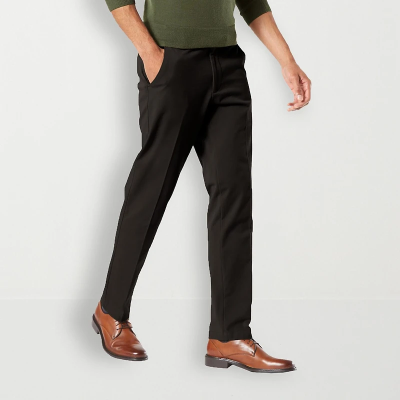 Dockers Workday Khaki With Smart 360 Flex Mens Slim Fit Flat Front Pant