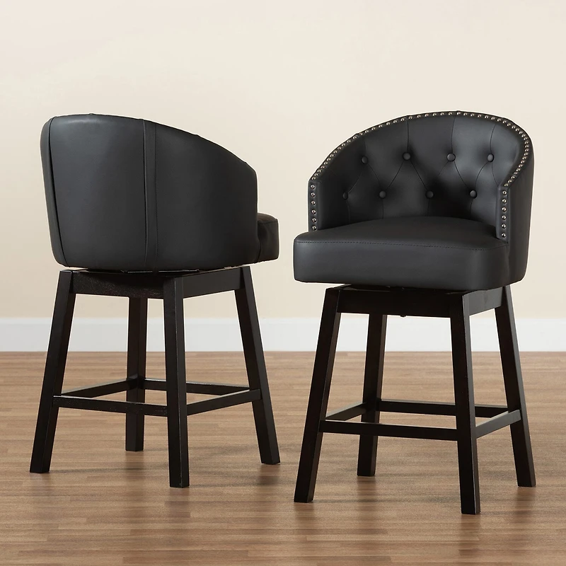 Theron 2-pc. Counter Height Bar Stool