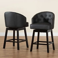 Theron 2-pc. Counter Height Bar Stool