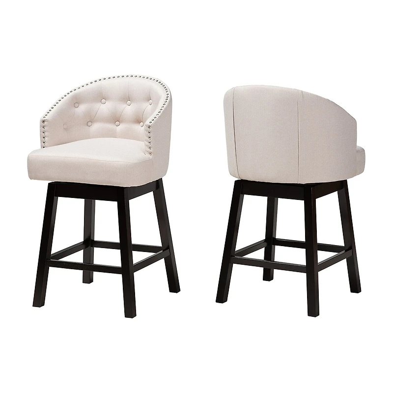 Theron 2-pc. Counter Height Bar Stool
