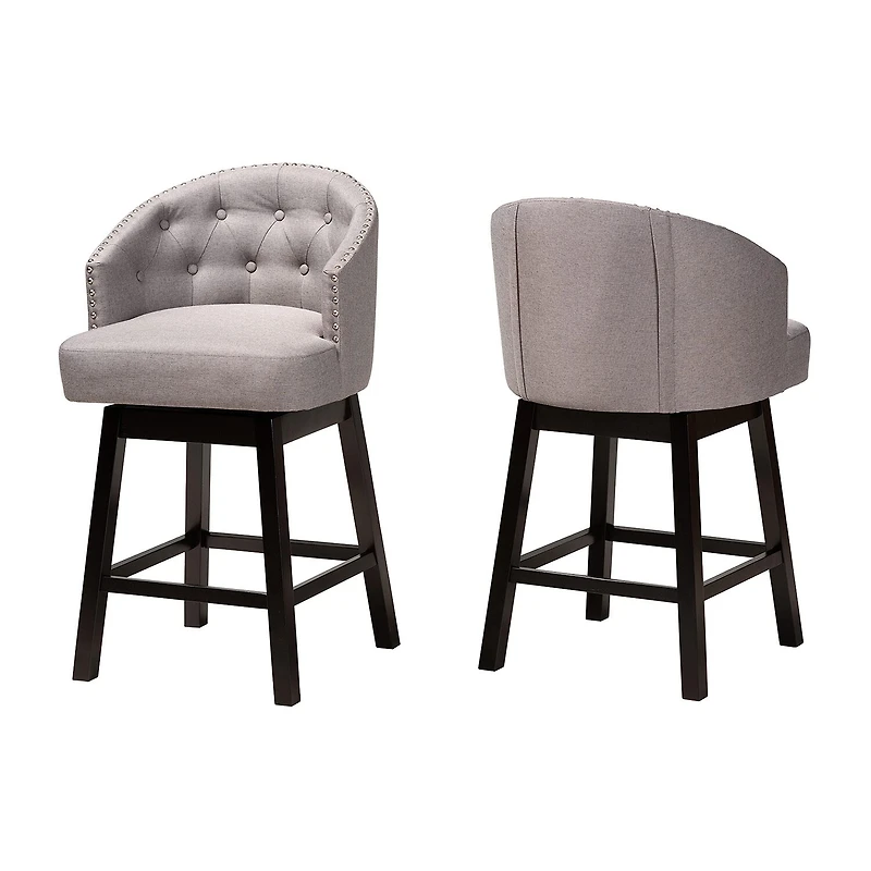 Theron 2-pc. Counter Height Bar Stool