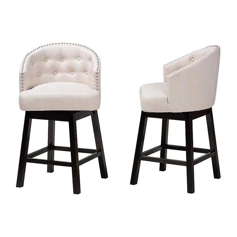 Theron 2-pc. Counter Height Bar Stool