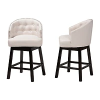Theron 2-pc. Counter Height Bar Stool