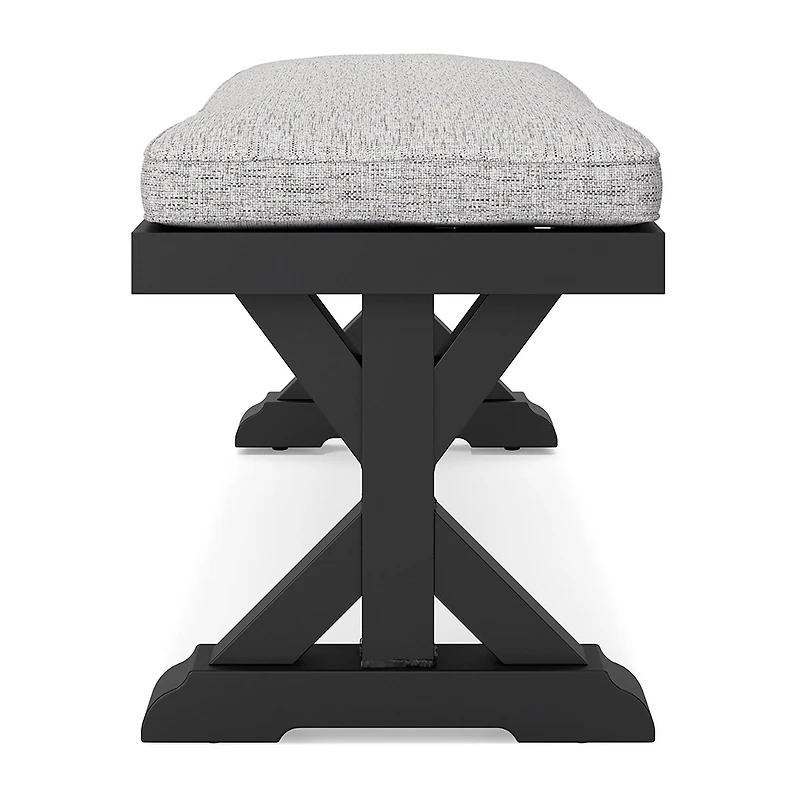 Signature Design by Ashley® Beachcroft Outdoor Bench with Nuvella Cushion
