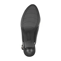 BANDOLINO Melt Womens Round Open Toe Cone Heel Pumps