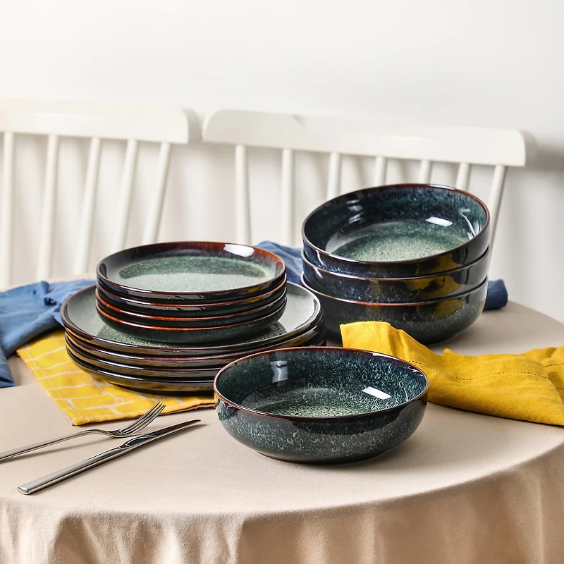 Stone + Lain Remy 12-pc. Stoneware Dinnerware Set