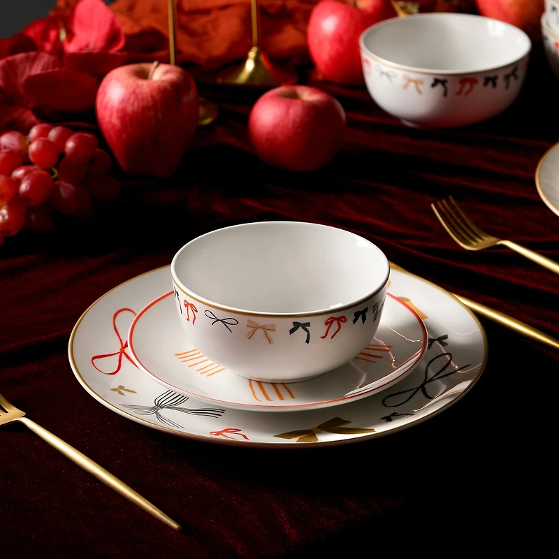 Stone + Lain Rosie 12-pc. Porcelain Dinnerware Set