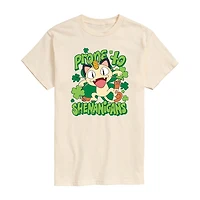 Novelty Mens Crew Neck Short Sleeve Regular Fit Pokemon Graphic T-Shirt