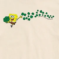 Novelty Mens Crew Neck Short Sleeve Regular Fit Spongebob Graphic T-Shirt