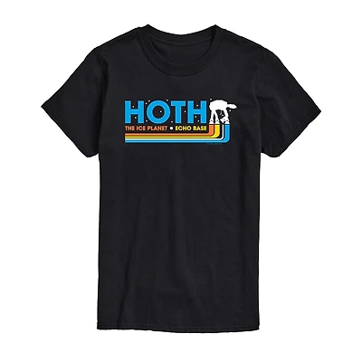 Novelty Mens Crew Neck Short Sleeve Regular Fit Star Wars Graphic T-Shirt