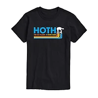 Novelty Mens Crew Neck Short Sleeve Regular Fit Star Wars Graphic T-Shirt