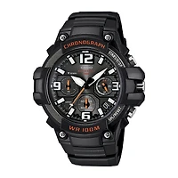 Casio Mens Chronograph Black Strap Watch Mcw100h-1avcf