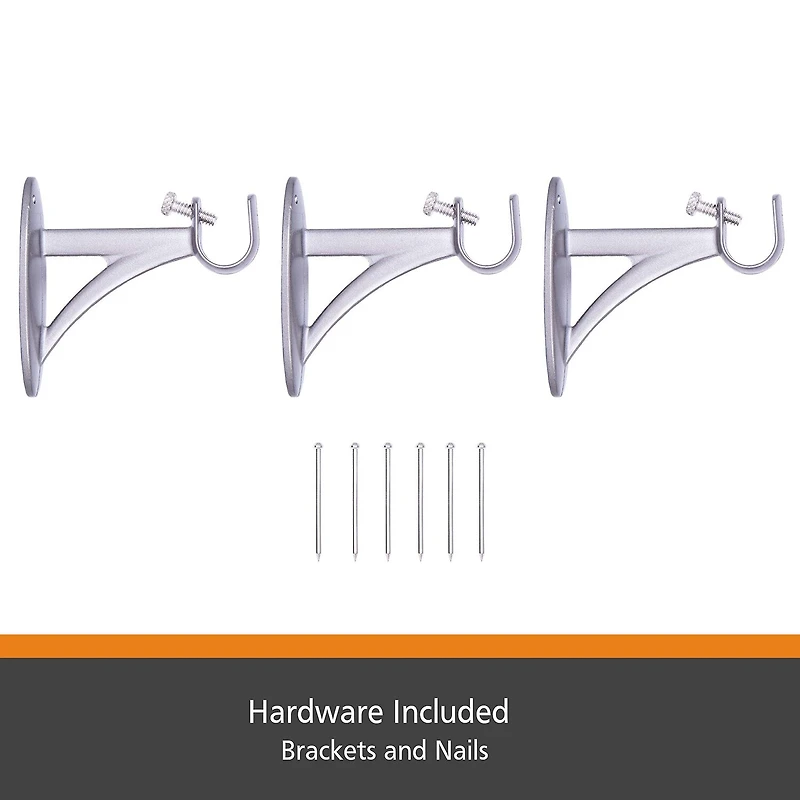 Kenney® Fast Fit™ Easy Install Milton Curtain Rod