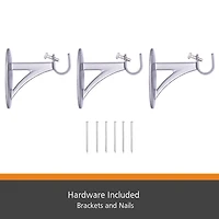 Kenney® Fast Fit™ Easy Install Milton Curtain Rod
