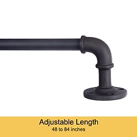 Kenney Adler Indoor/Outdoor Wrap Around 5/8 Adjustable Curtain Rod