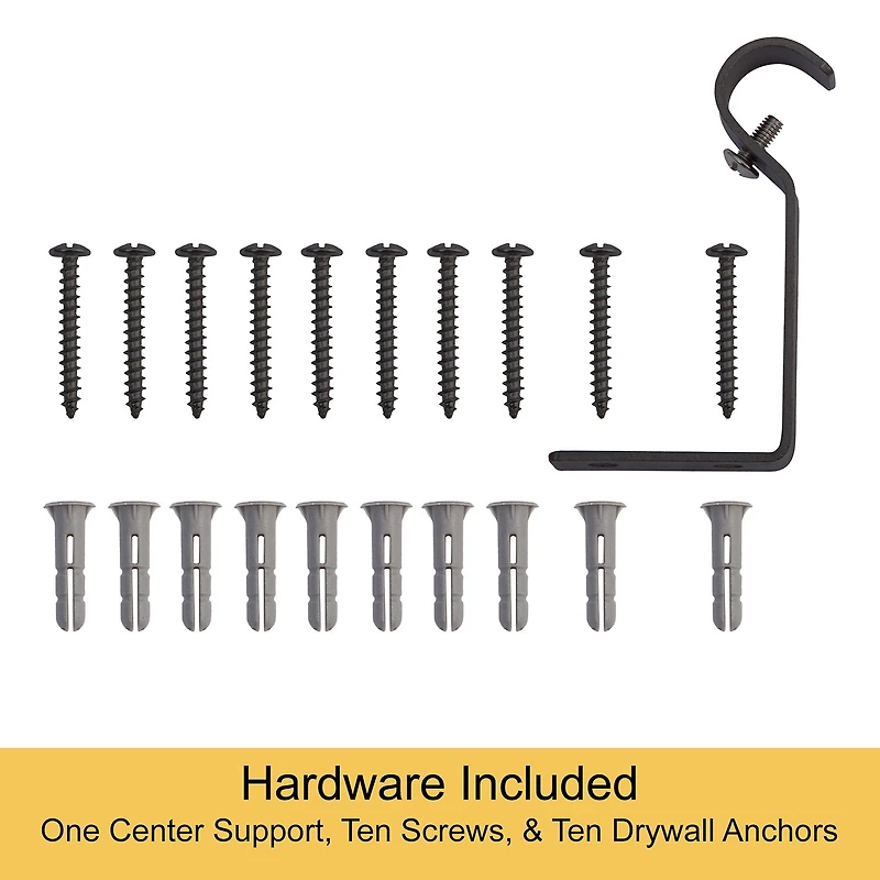 Kenney Adler Indoor/Outdoor Wrap Around 5/8 Adjustable Curtain Rod