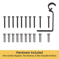 Kenney Adler Indoor/Outdoor Wrap Around 5/8 Adjustable Curtain Rod
