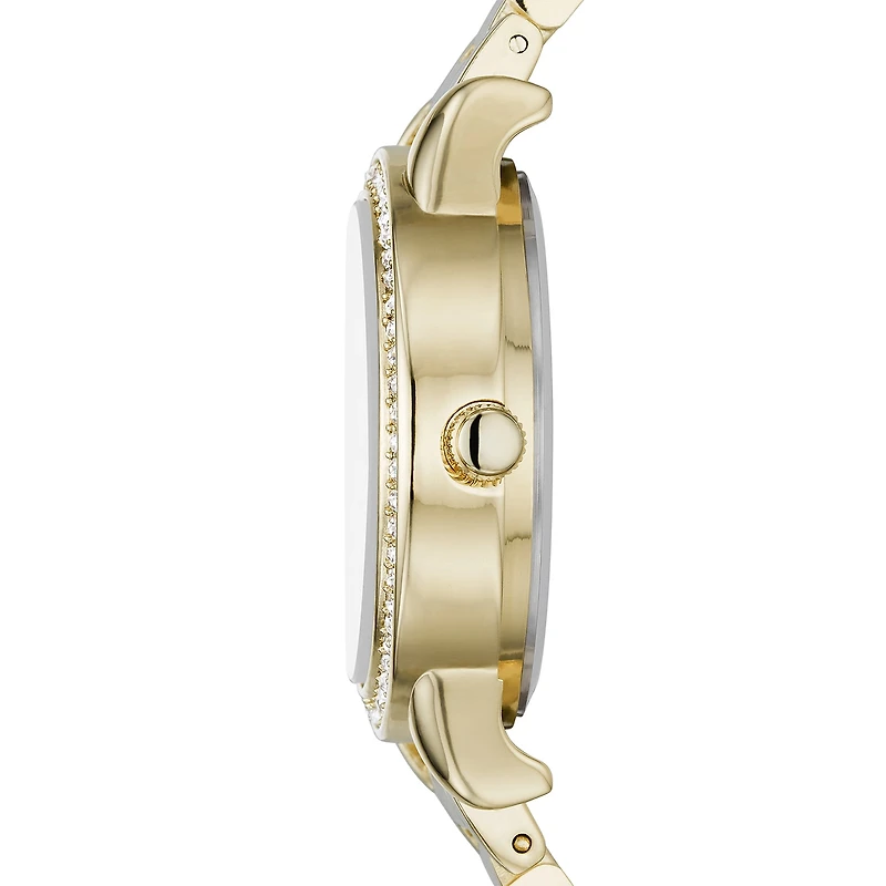 Ladies Womens Gold Tone 5-pc. Watch Boxed Set Fmdjset064