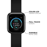 Itouch Air 3 Unisex Adult Black Smart Watch 500006b-4-51-G02