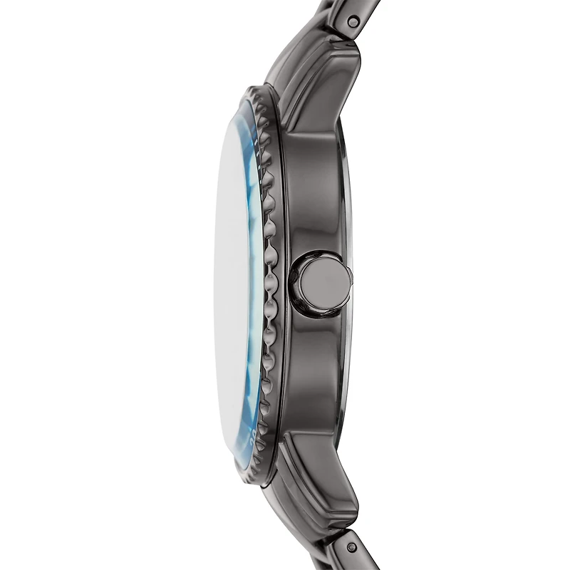 Relic By Fossil Sanger Mens Gray Stainless Steel Bracelet Watch Zr12639
