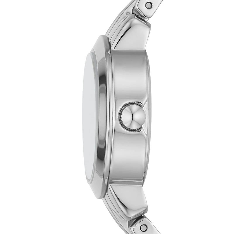 Relic By Fossil Richelle Womens Silver Tone Bracelet Watch Zr12626