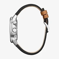 Citizen Avion Mens Chronograph Brown Leather Strap Watch Ca4477-08x