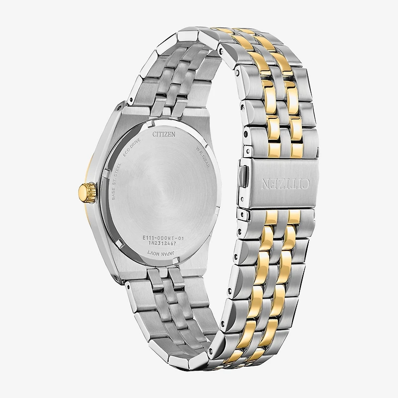 Citizen Corso Mens Two Tone Stainless Steel Bracelet Watch Bm7334-58e