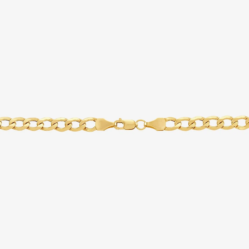 Made Italy Unisex Adult 18 - 22 Inch 10K Gold Link Necklace