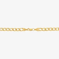 Made Italy Unisex Adult 18 - 22 Inch 10K Gold Link Necklace