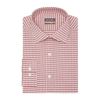 Van Heusen Slim Stain Shield Mens Slim Fit Stretch Fabric Wrinkle Free Long Sleeve Dress Shirt