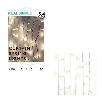 5' 6-Strand LED Curtain String Lights