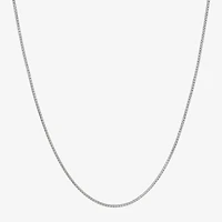 Made in Italy Womens Sterling Silver 30 Inch Box Chain Necklace