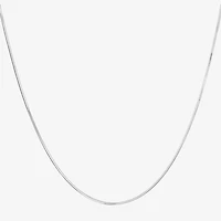 Made in Italy Womens Sterling Silver 16 Inch Snake Chain Necklace