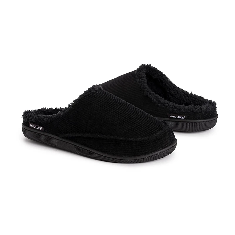 Muk Luks Mens Memory Foam Clog Slippers