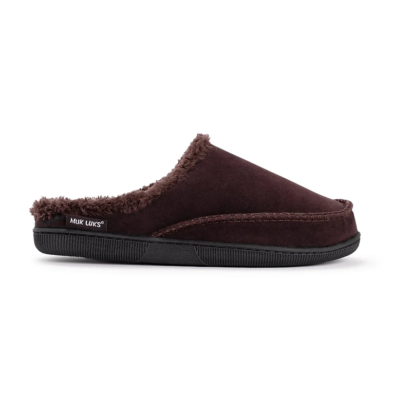 Muk Luks Mens Memory Foam Clog Slippers