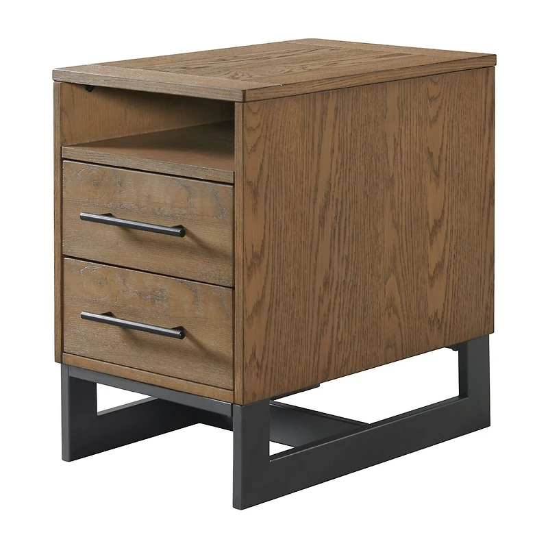 Eden 2-Drawer Chairside Table