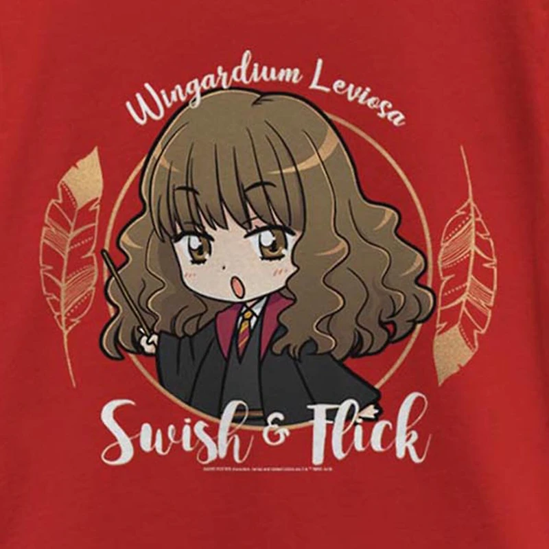 Little & Big Kid Girls Crew Neck Short Sleeve Slim Fit Harry Potter Graphic T-Shirt