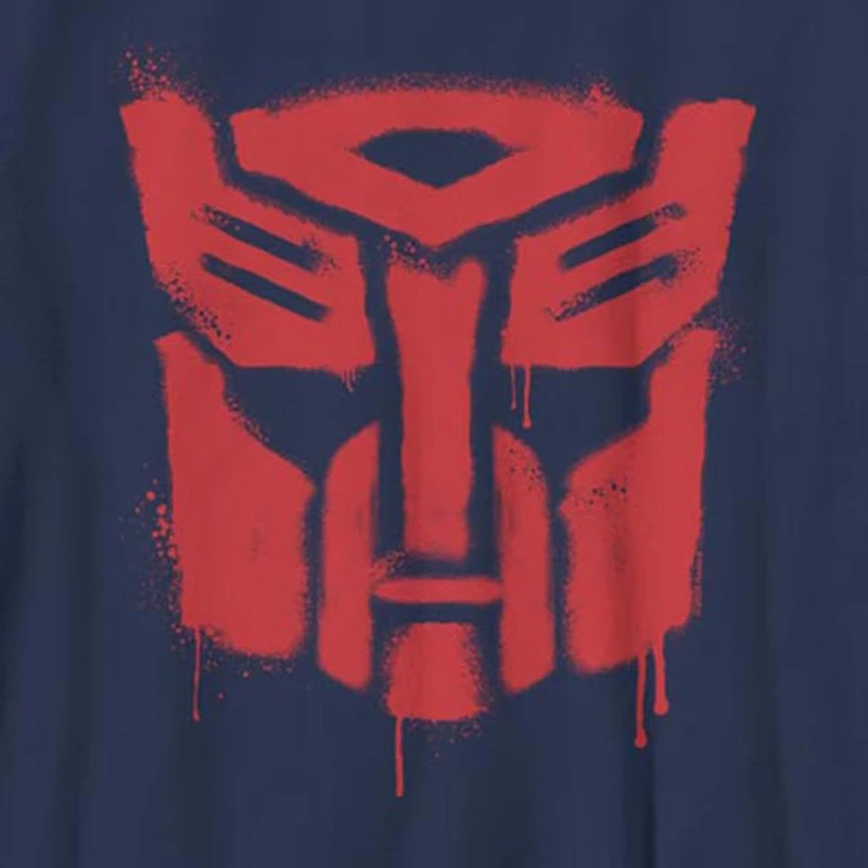Drippy Autobot Little & Big Kid Boys Crew Neck Short Sleeve Slim Fit Transformers Graphic T-Shirt