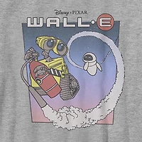 Little & Big Kid Boys Crew Neck Short Sleeve Slim Fit Wall-E Graphic T-Shirt