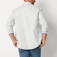St. John's Bay Oxford Mens Long Sleeve Classic Fit Button-Down Shirt