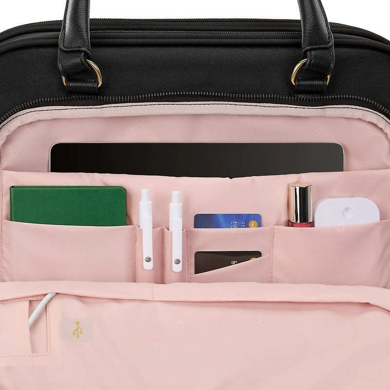 Samsonite Mobile Solution 2 Mobile Office 17 Inch Softside Carry-On Spinner Luggage