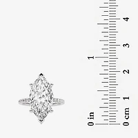 Grown Gorgeous (F / Vs2) Womens / Ct. T.W. Lab White Diamond 14K Gold Marquise Side Stone Engagement Ring