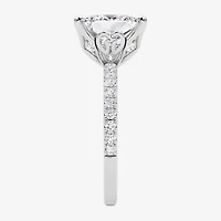 Grown Gorgeous (F / Vs2) Womens / Ct. T.W. Lab White Diamond 14K Gold Side Stone Engagement Ring